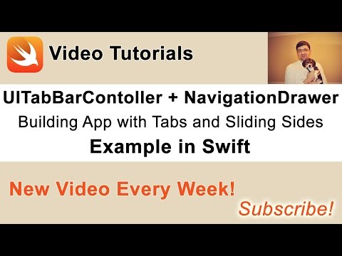Creating App with UITabBarController and Sliding Side menus