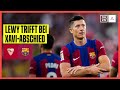Lewandowski Beschert Xavi Würdigen Abschied FC Sevilla FC Barcelona LaLiga DAZN Highlights