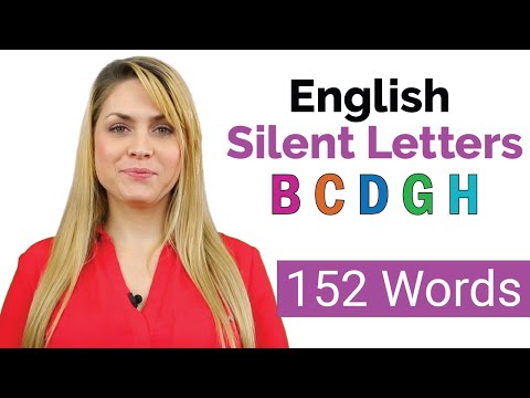 サイレントレターを持つ152の単語｜英語の発音練習法 (152 Words with Silent Letters | English Pronunciation Practice)