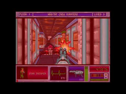 Blake Stone: Aliens Of Gold (PC DOS) Music - Searching Theme