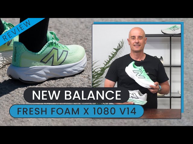 Vídeo relacionado con New Balance Fresh Foam X 1080 V14 - Tenis de Correr para Mujer, Gris Matter/Plateado Metálico/Inkwell, 42 EU