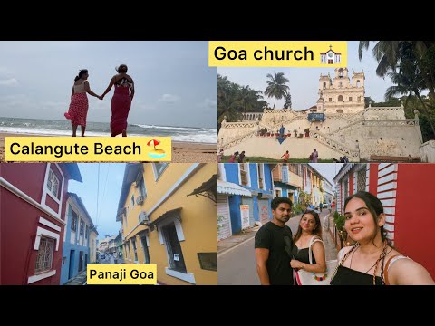 Goa ki fairy 🧚‍♀️ tale Road || panaji goa || Goa famous church ⛪️ 🏖️
