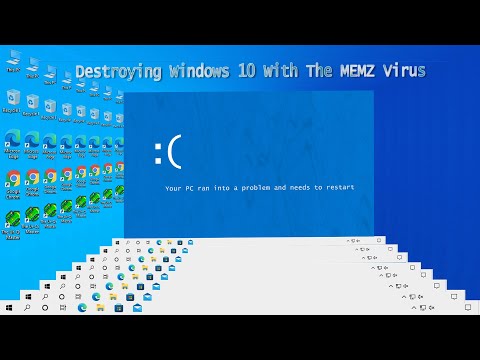 Destroying Windows 10 With The MEMZ Virus