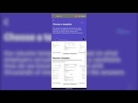 Resume Builder: PDF Resume App Video