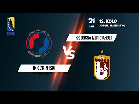 HKK Zrinjski vs KK Bosna Meridianbet - 12. kolo - KSBIH - 2022/2023