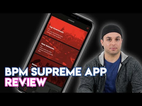 Part of a video titled BPM Supreme Record Pool iOS & Android App - YouTube