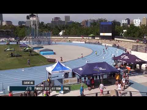 MIXED U13 4X100M FINAL - 2017 SUBWAY STATE RELAY CHAMPIONSHIPS // LAVicTV