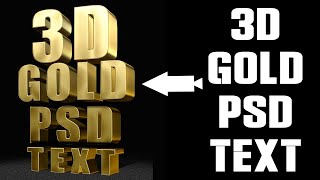 New 3D Text Effect Generator with PSD Templates Photoshop Tutorial Part 2