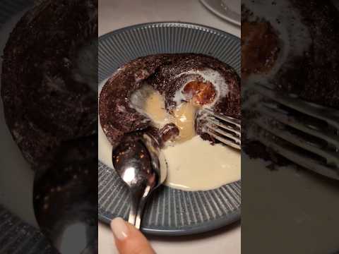 Chocolate Fondant Cake With White Chocolate Filling From Maison Close NYC