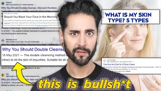 So Many Rules...So Much Bull Sh*t. Skincare 'Rules' You Can Ignore