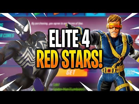 *NEW* 3x ELITE 4 RED STAR ORB OPENING! - MARVEL Strike Force - MSF