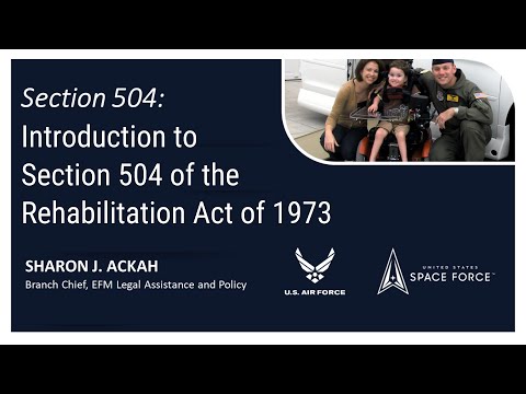 Section 504 of the Rehabilitation Act | Community Health