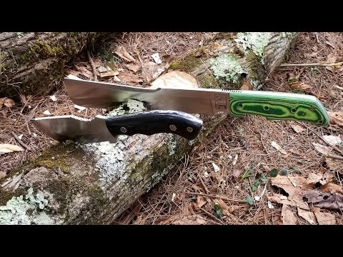 Testing a couple knives by CFK