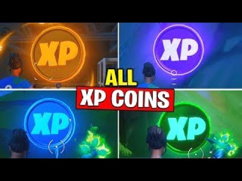 ALL FORTNITE WEEK 3 XP COINS LOCATIONS (BLUE, PURPLE, GREEN) | CHAPTER 2 SEASON 3