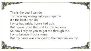 Cursive - A Little Song and Dance Lyrics