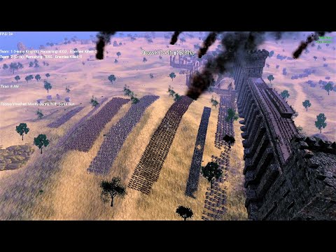 Full Cinematic Battle Medieval Army Vs Fantasy Unit Ultimate Epic Battle Simulator UEBS 2 Gameplay