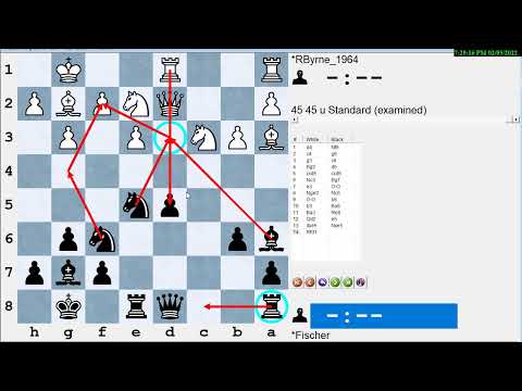 Master Chess: Robert Byrne-Bobby Fischer 1964 US Championship