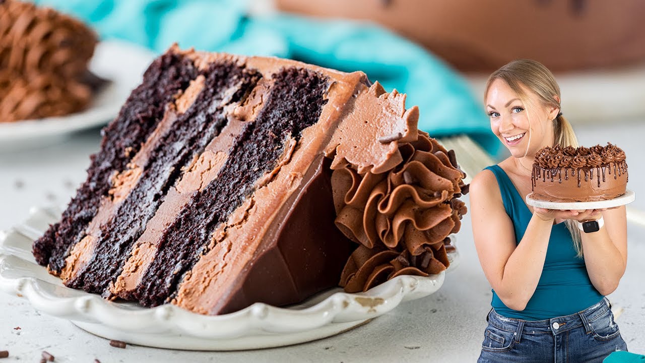 The ULTIMATE Triple Chocolate Cake