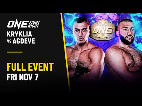 🔴 [Na żywo w HD] ONE Fight Night 37: Kryklia kontra Agdeve