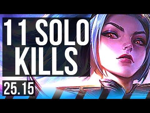 AKALI vs YASUO (MID) | 22/1/10, 11 solo kills, Legendary, 58k DMG | KR Master | 25.15