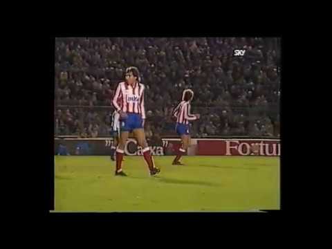 1987/88.- CE Sabadell FC 1 Vs. Atlético Madrid 1 (Liga - Jª 20)