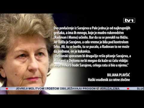 Plavšić odbila svjedočiti u korist Karadžića kog je nazvala nesposobnim političarem i kukavicom
