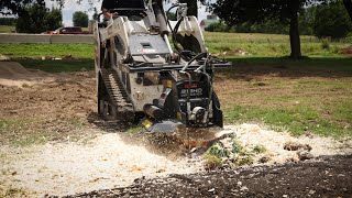Watch the hydraulic direct drive stump grinder video