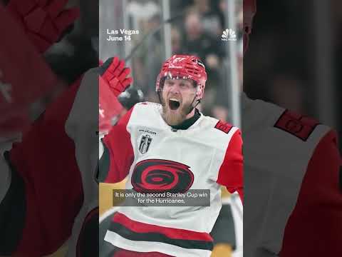 Carolina Hurricanes win their second Stanley Cup