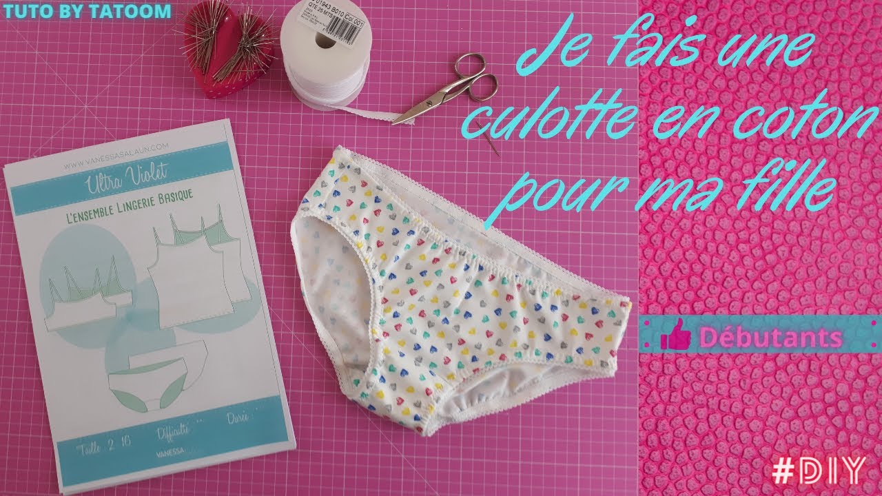 #16 TUTO COUTURE : Je fais une CULOTTE pour ma fille / DIY accessible au débutants