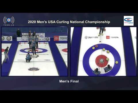 #CurlingNats2020 [F-9E] Ruohonen in desperation mode as Shuster plays for a million