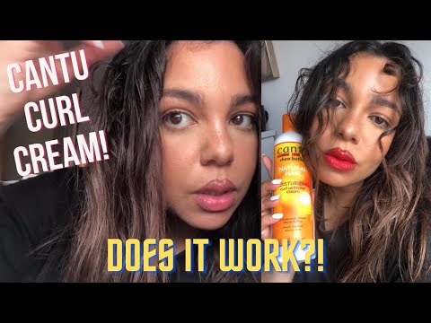 CANTU CURL ACTIVATOR CREAM! | Does it work?! | REVIEW...
