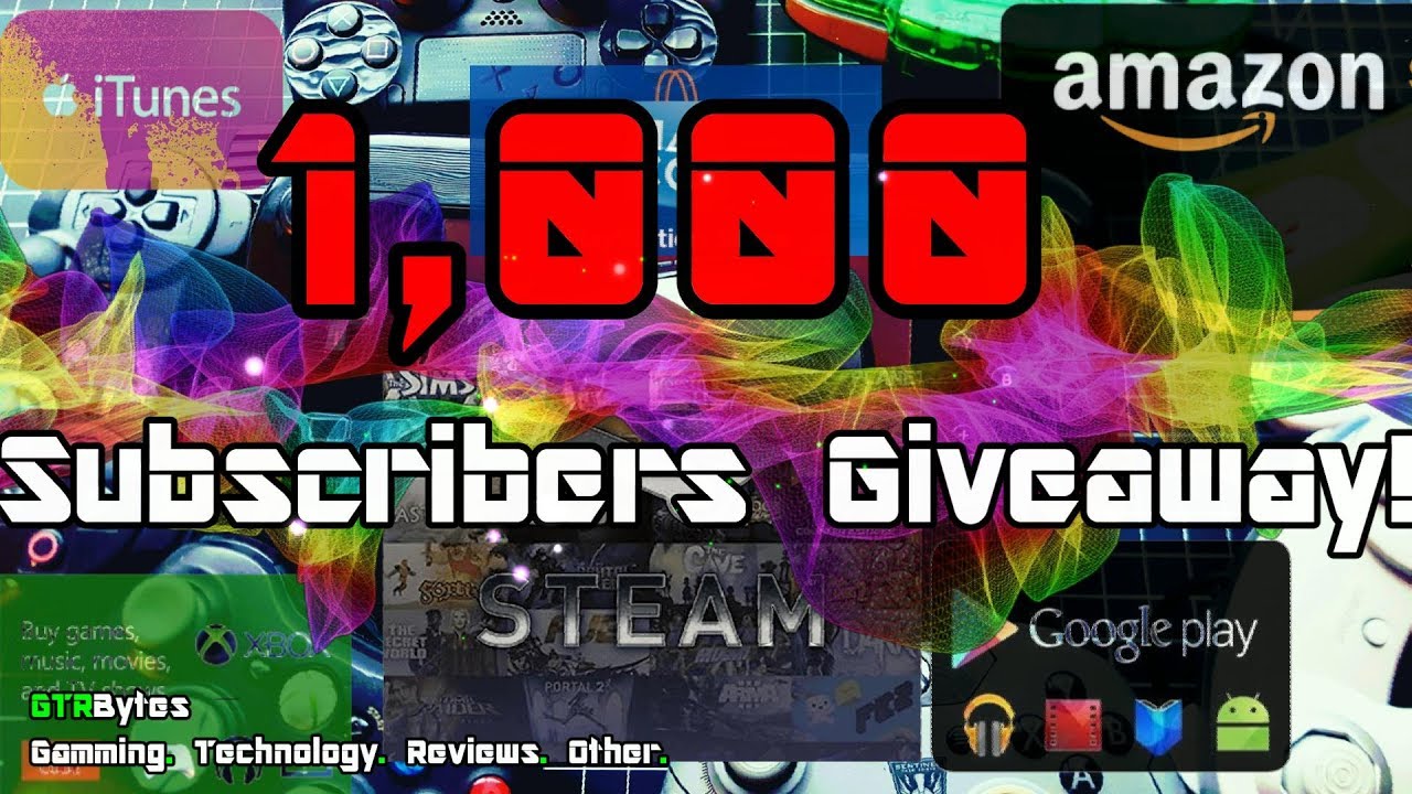 1000 Subscribers Giveaway! [Closed]