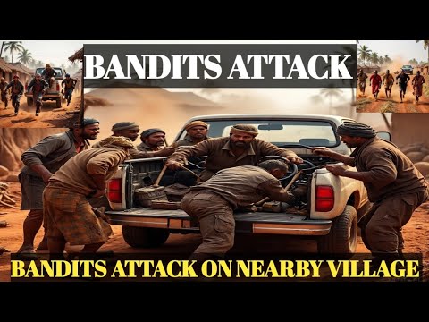THE BANDITS ATTACK ON A NEARBY VILLAGE 