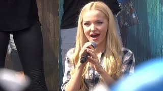 Descendants sing-along with cast during Fan Event at Downtown Disney