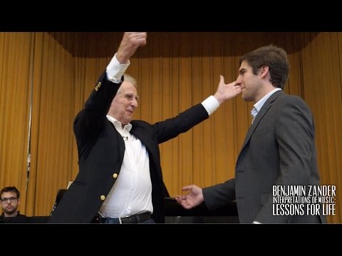 Schubert: Schwanengesang "Aufenthalt" (Benjamin Zander - Interpretation Class)