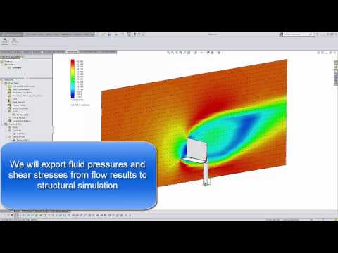 Video Tech Tip: How to Export Flow (CFD) Results to Simulation (FEA) in SOLIDWORKS 2015