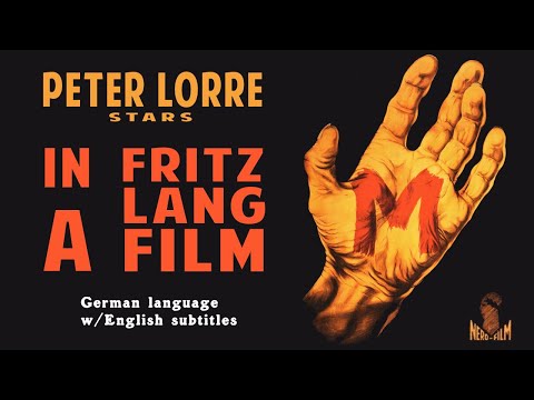M - Full Movie - B&W - Mystery/Suspense - Fritz Lang - Peter Lorre - German with English subs (1931)