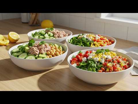 4 Quick & Healthy Tuna Salads That Help You Slim Down Fast!