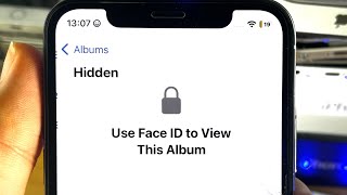 How To Put Face ID on Hidden Photos iOS 16!