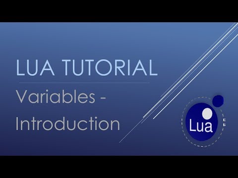 Lua Basic Tutorials Introduction to LUA and Variables