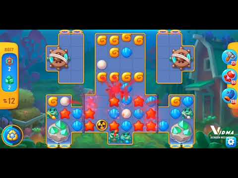 Fishdom. 8617 level no boosters and diamonds. 19 moves