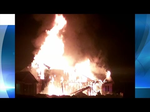 Massive fire engulfs Clarence Center home
