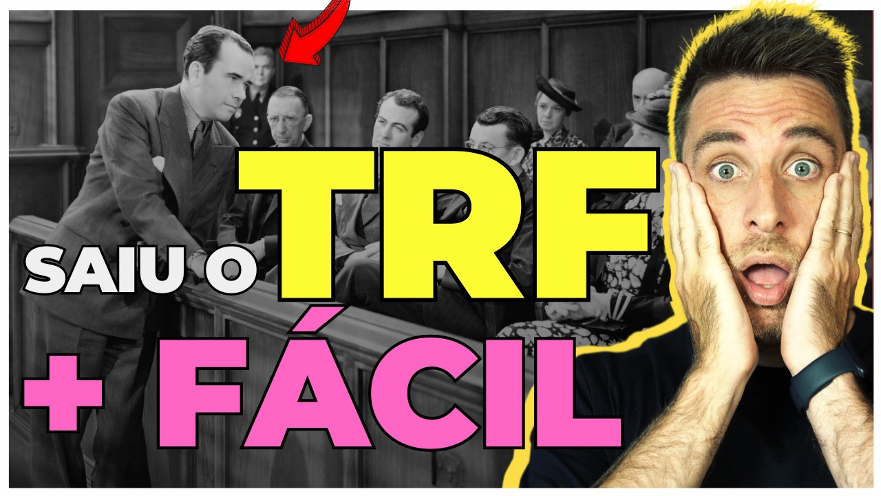 NOVO CONCURSO TRF 3 PUBLICADO | O TRF + FÁCIL DA HISTÓRIA?🤔