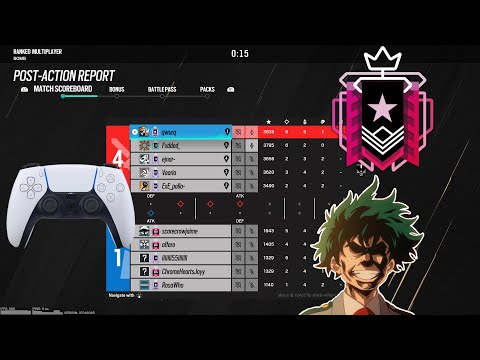 R6 Console Ranked: How A Controller **CHAMPION** Plays - PS5 Full Champ Game