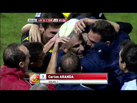 La Liga | Golazo de Aranda (0-1) en el Levante UD - Real Zaragoza | 13-12-2012 | 1/8 Copa del Rey