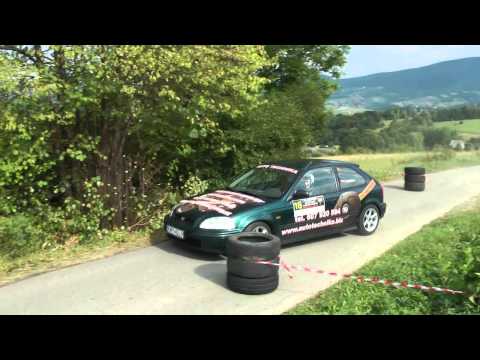 1 RallySprint Wiśniowa 2013 - Przemysław Woźnica / Wojciech Bzowski - Honda Civic