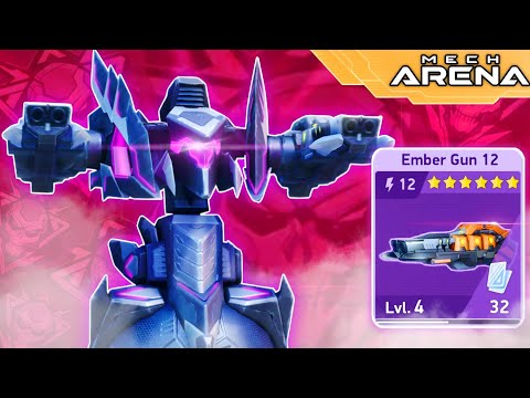 Nomad With Ember Gun 12 😱🔥 | Mech Arena Impossible Challenge - Mech Arena