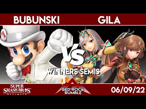 Red Rock Rumble #132 - Bubunski (Mario) VS. Gila (Pyra/Mythra) - Winners Semis - Smash Ultimate