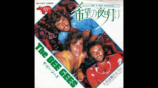 The Bee Gees - Saw A New Morning (1973  7&#39;&#39;  45RPM  Japan single edit)　ビー・ジーズ - 希望の夜明け