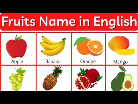 Fruits name Learn it's## Srishti